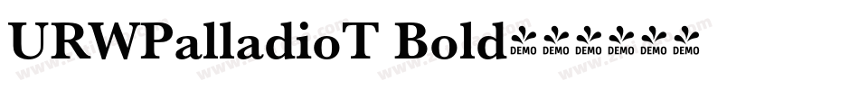 URWPalladioT Bold字体转换